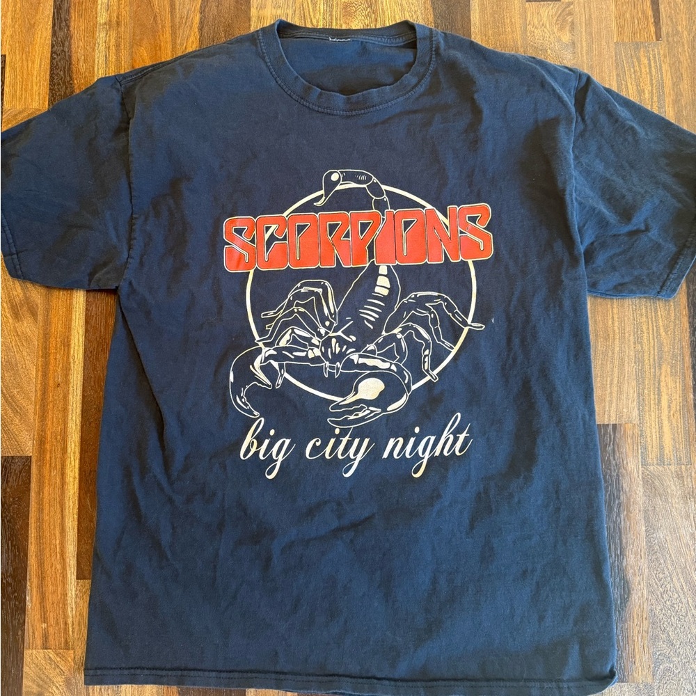 Vintage - Scorpions Graphic T-Shirt - Men’s - Navy Blue